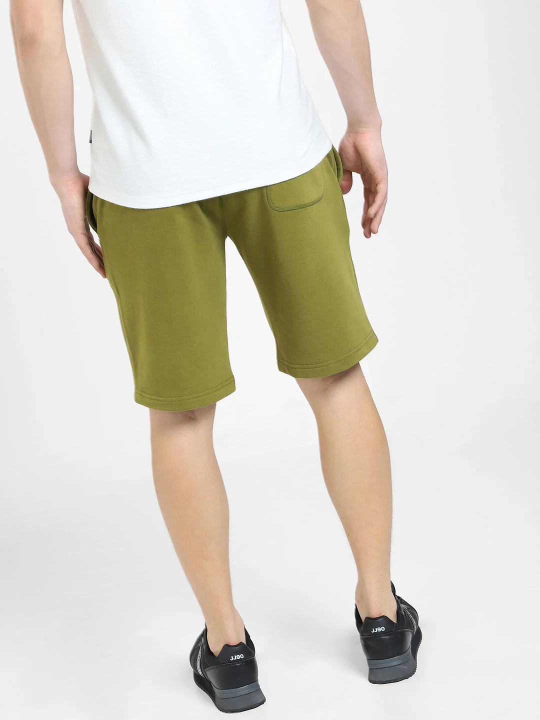 Green Mid Rise Sweatshorts - Image 4