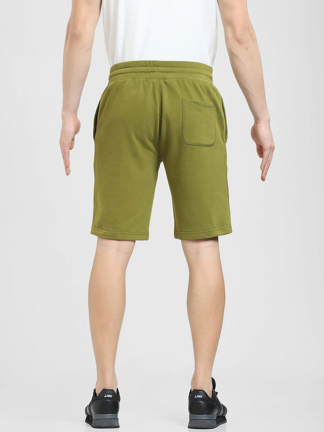 Green Mid Rise Sweatshorts - Image 7