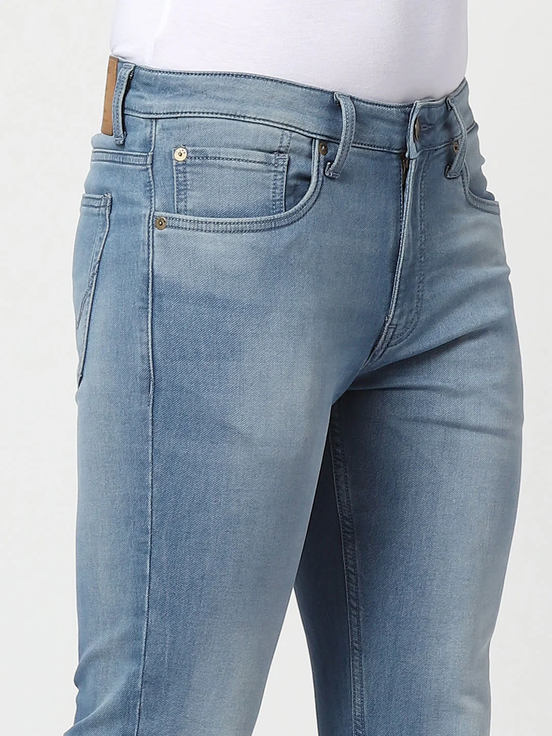 Blue Low Rise Glenn Slim Fit Jeans - Image 6