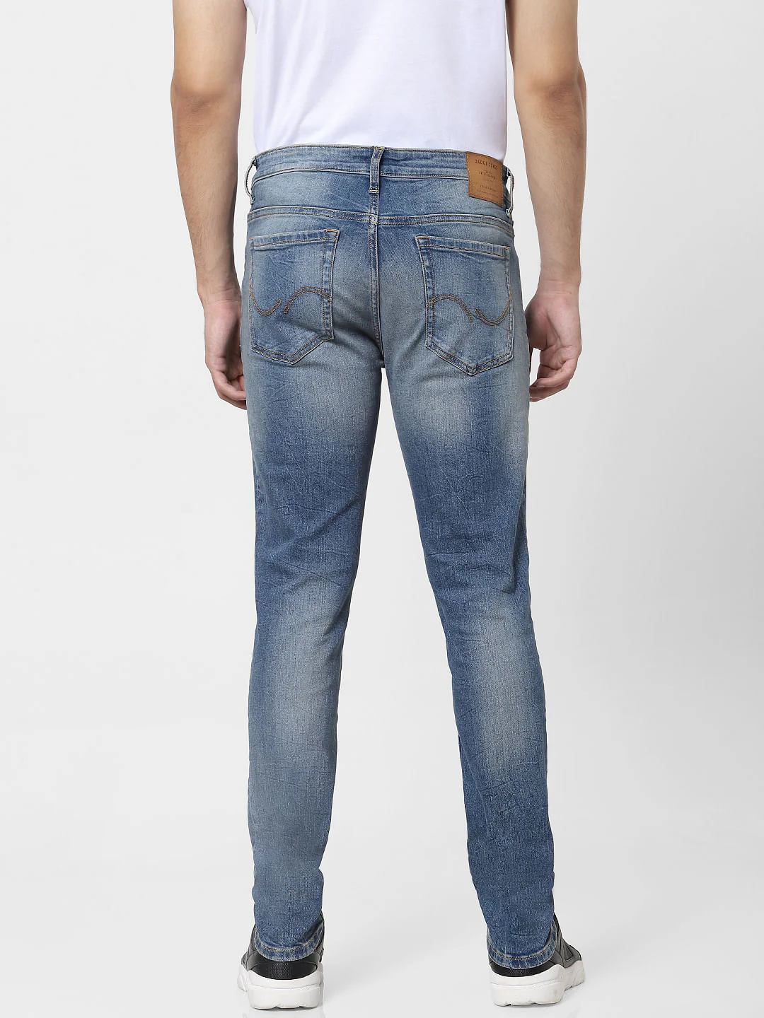 Blue Low Rise Glenn Slim Fit Jeans - Image 4