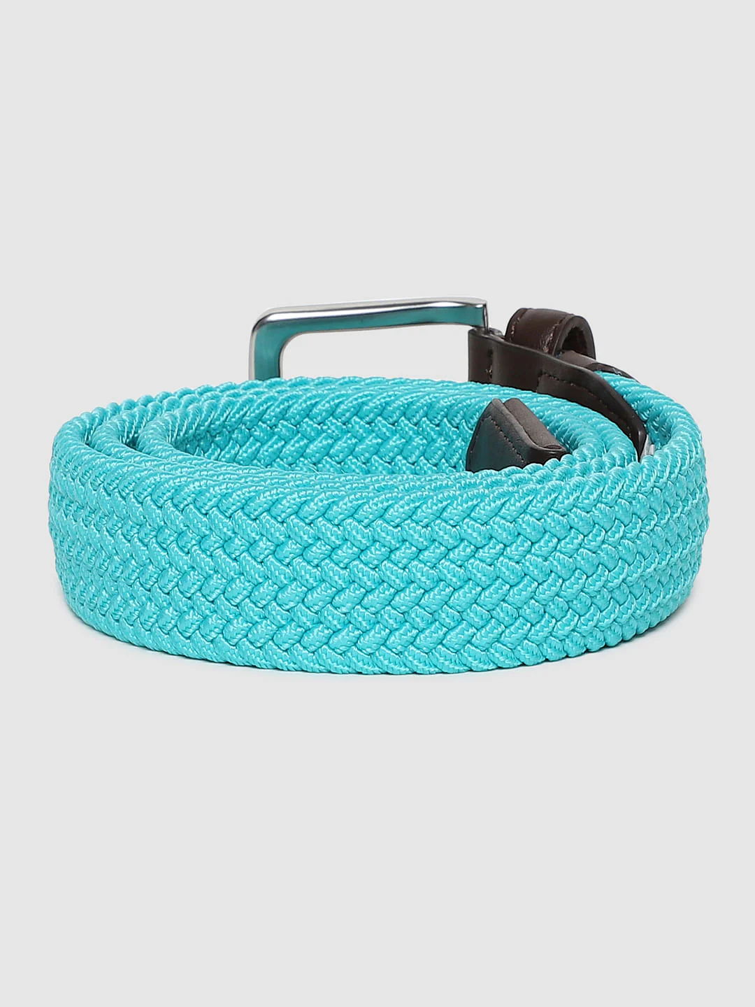 Turquoise Blue Braided Belt - Image 2