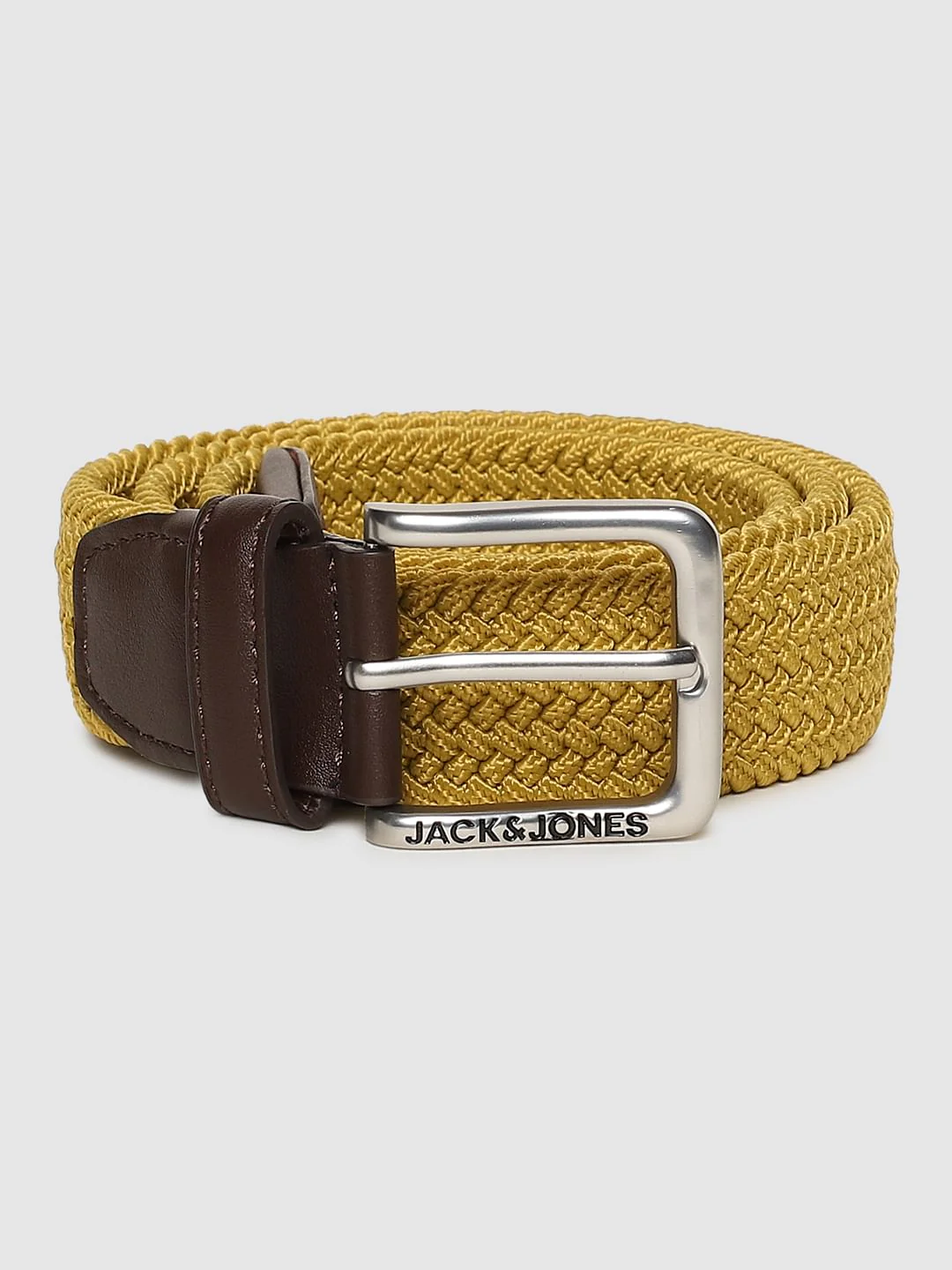 Mustard Yellow Braided Belt