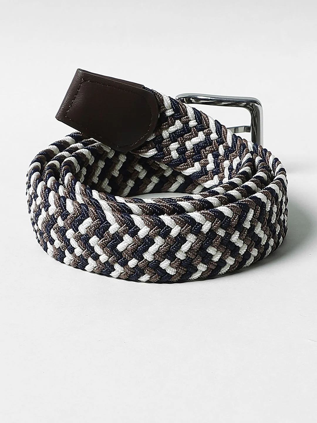Brown Woven Waist Belt - Image 3