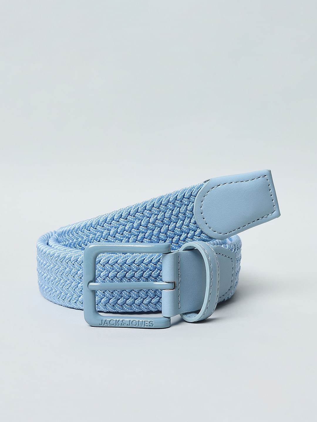 Sky Blue Braided Belt - Image 2