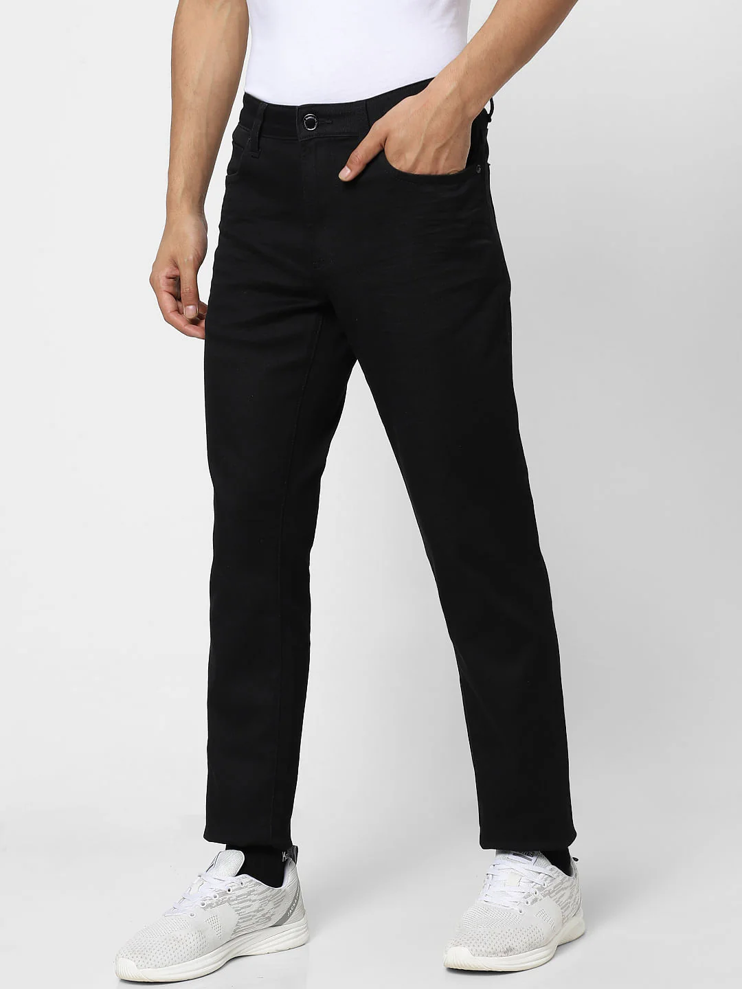 Black Low Rise Ben Skinny Jeans - Image 3