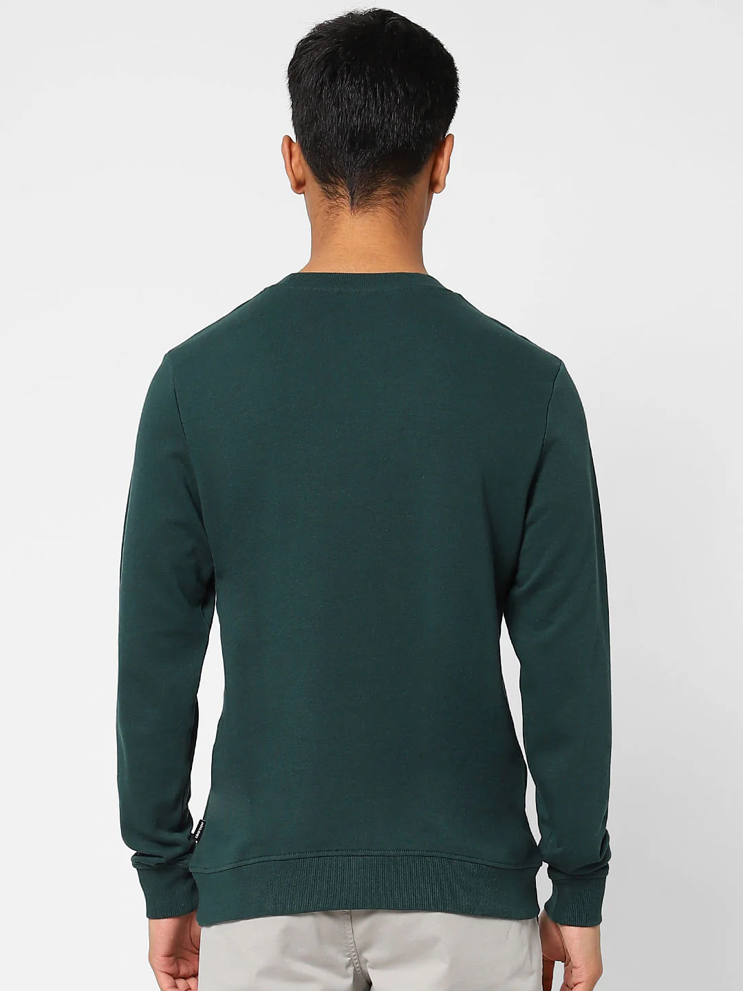 Green Logo Print Sweatshirt - Image 4