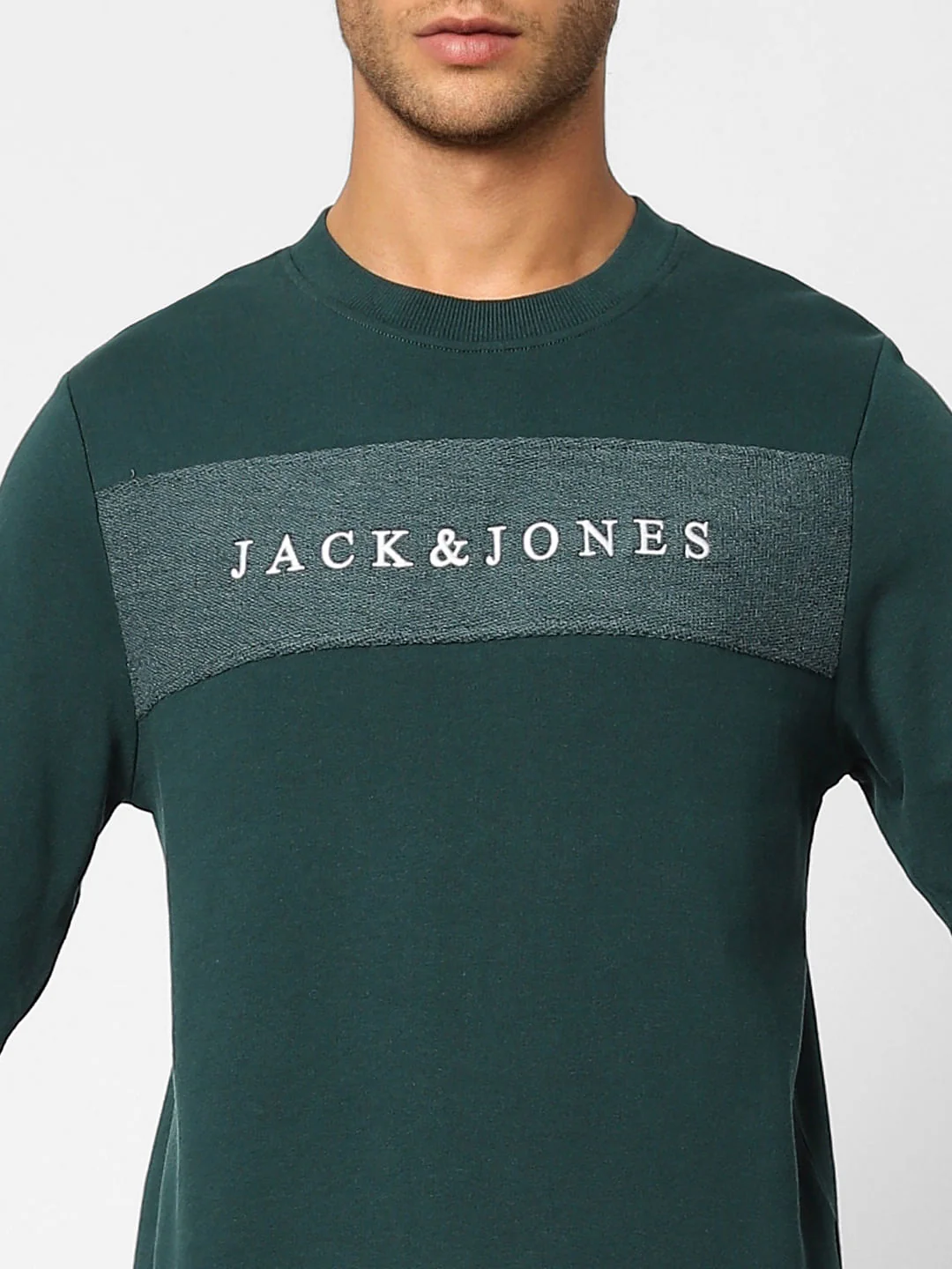 Green Logo Print Sweatshirt - Image 5