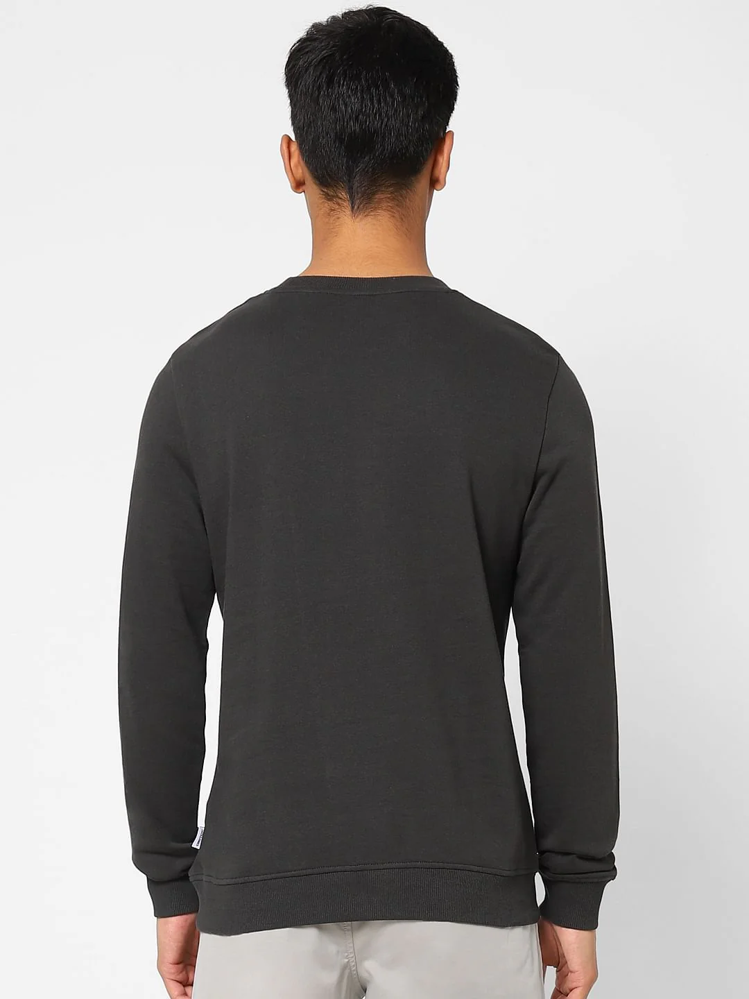 Black Logo Print Sweatshirt - Image 4