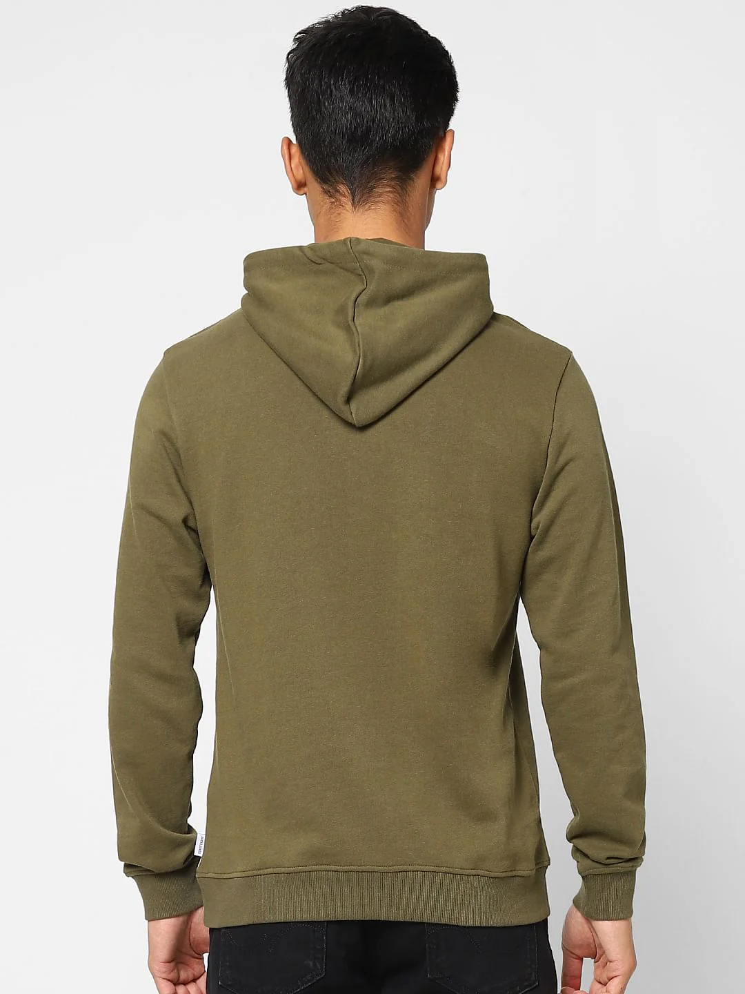 Green Camo Print Hooded Sweatshirt - Image 4