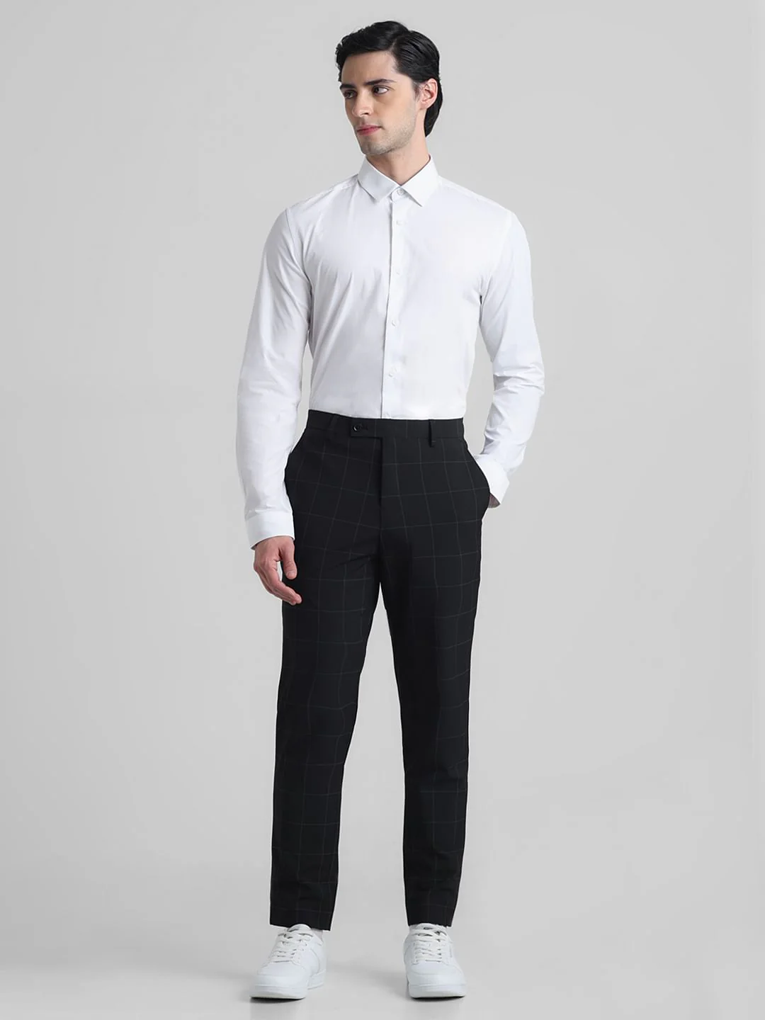 White Formal Full Sleeves Shirt - Image 6