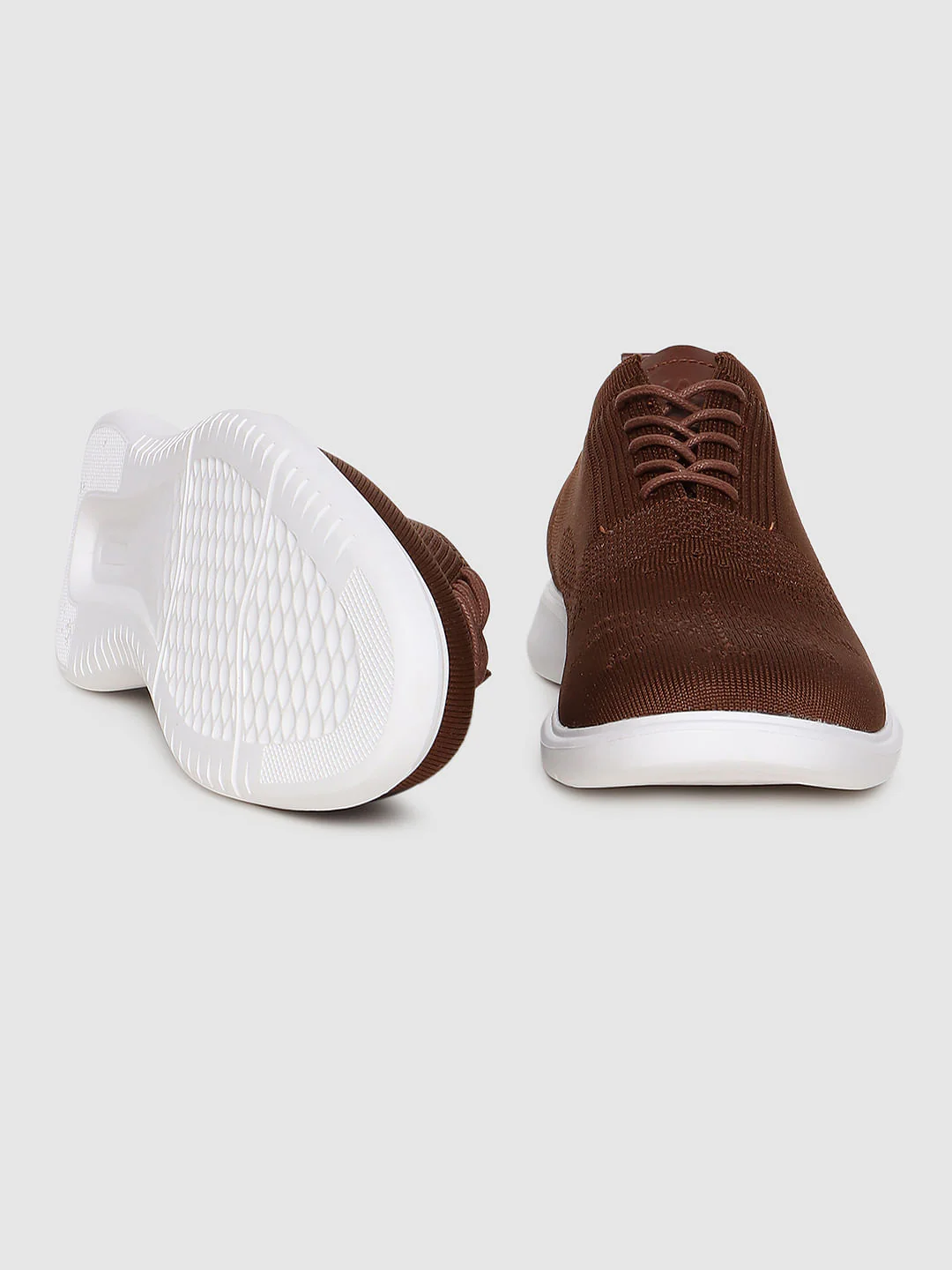 Brown Knit Brogues