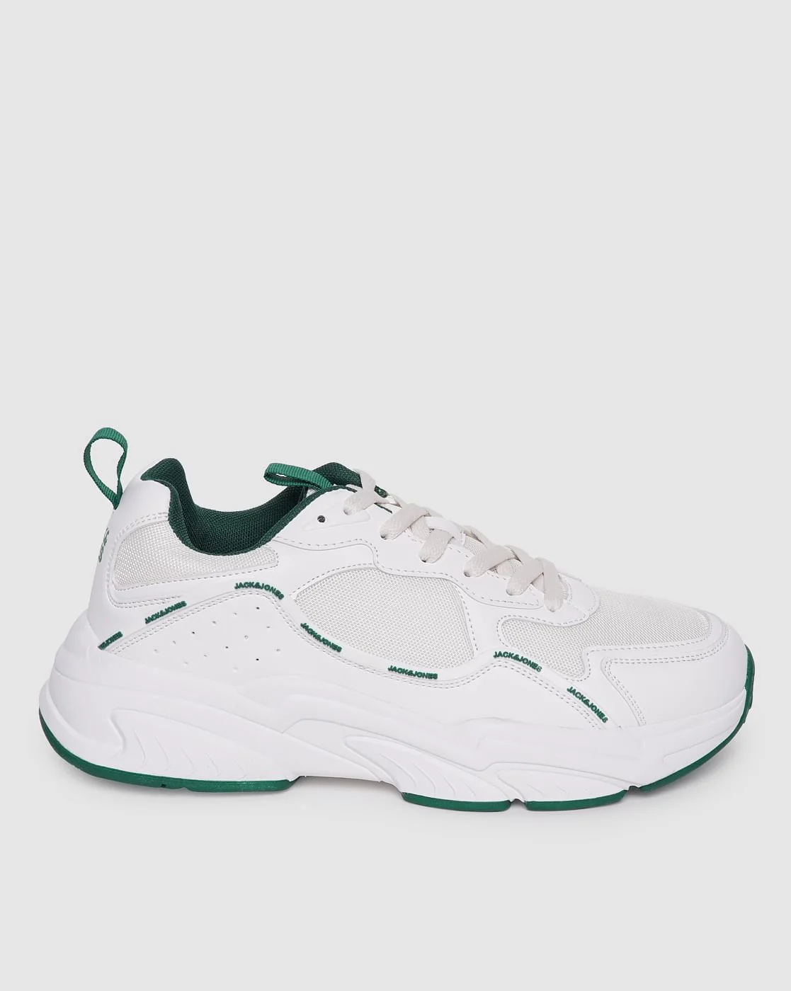 White & Green Sneakers - Image 2