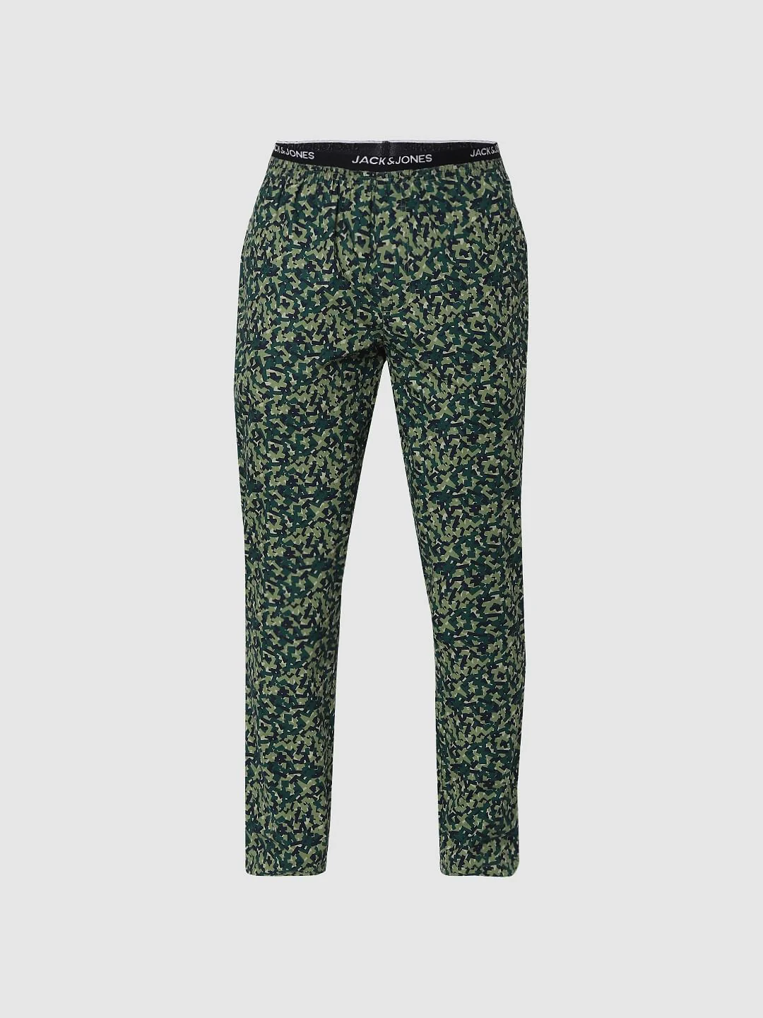 Green Abstract Print Pyjamas - Image 6
