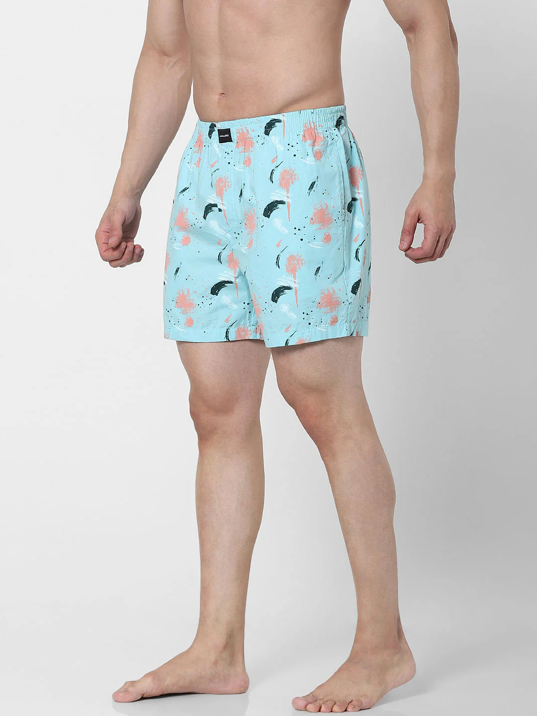 Light Blue Splash Print Boxers - Image 2