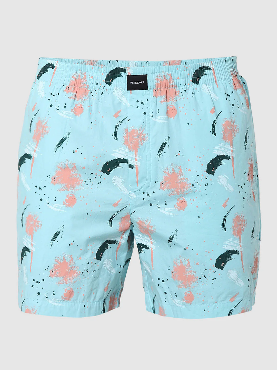 Light Blue Splash Print Boxers - Image 5