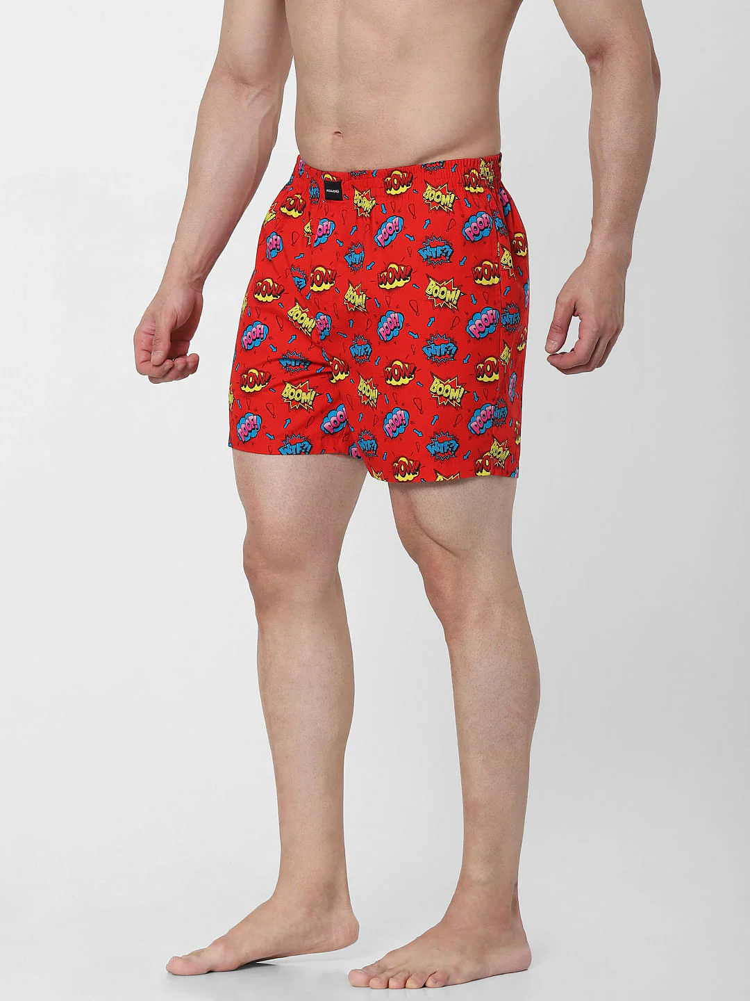 Red All Over Graphic Print Boxers - Image 2