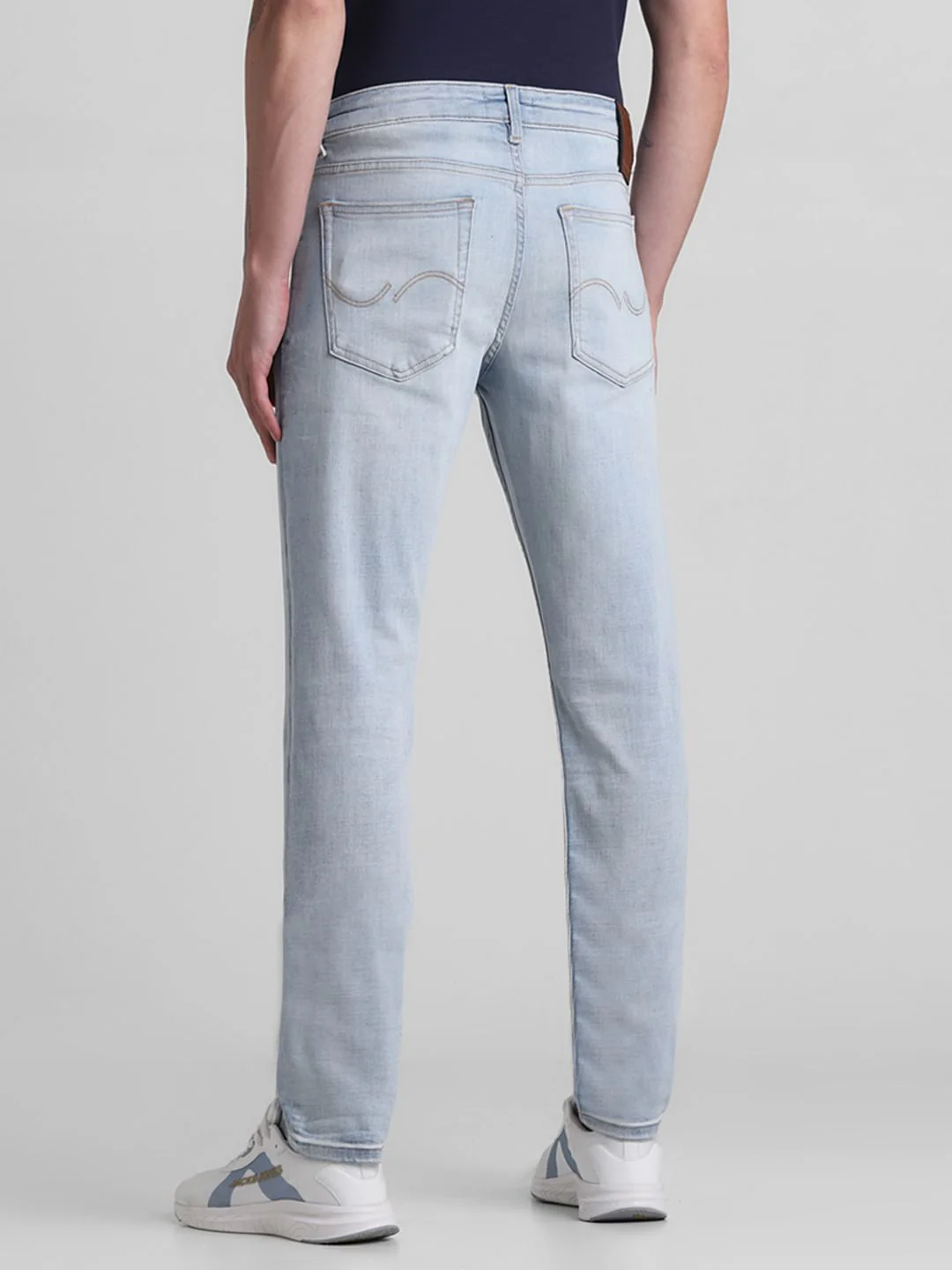 Light Blue Low Rise Glenn Slim Fit Jeans - Image 3