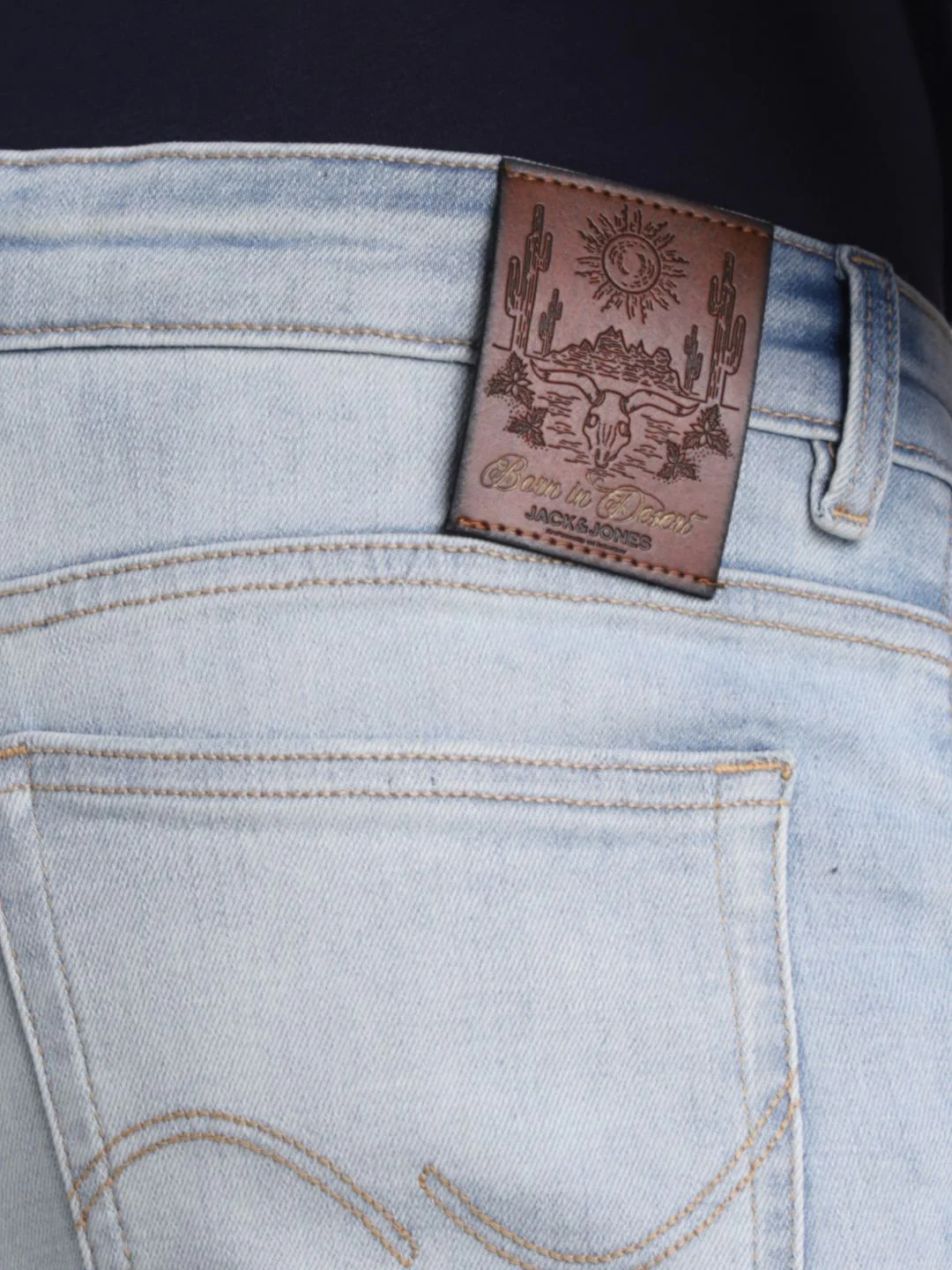 Light Blue Low Rise Glenn Slim Fit Jeans - Image 5