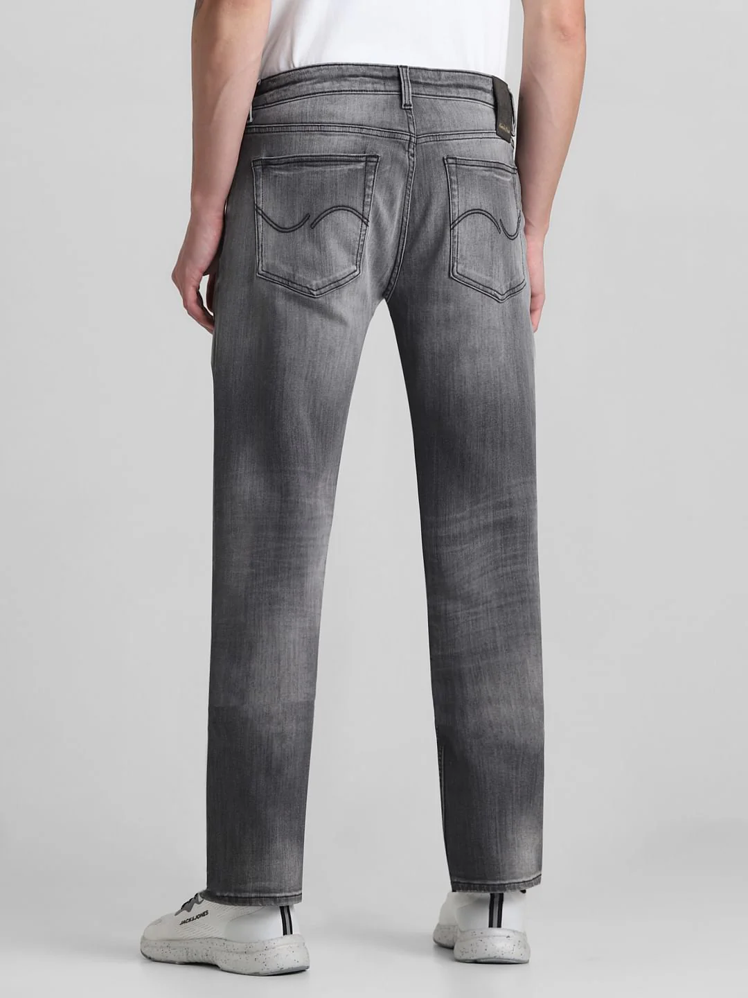 Black High Rise Washed Bootcut Jeans - Image 3