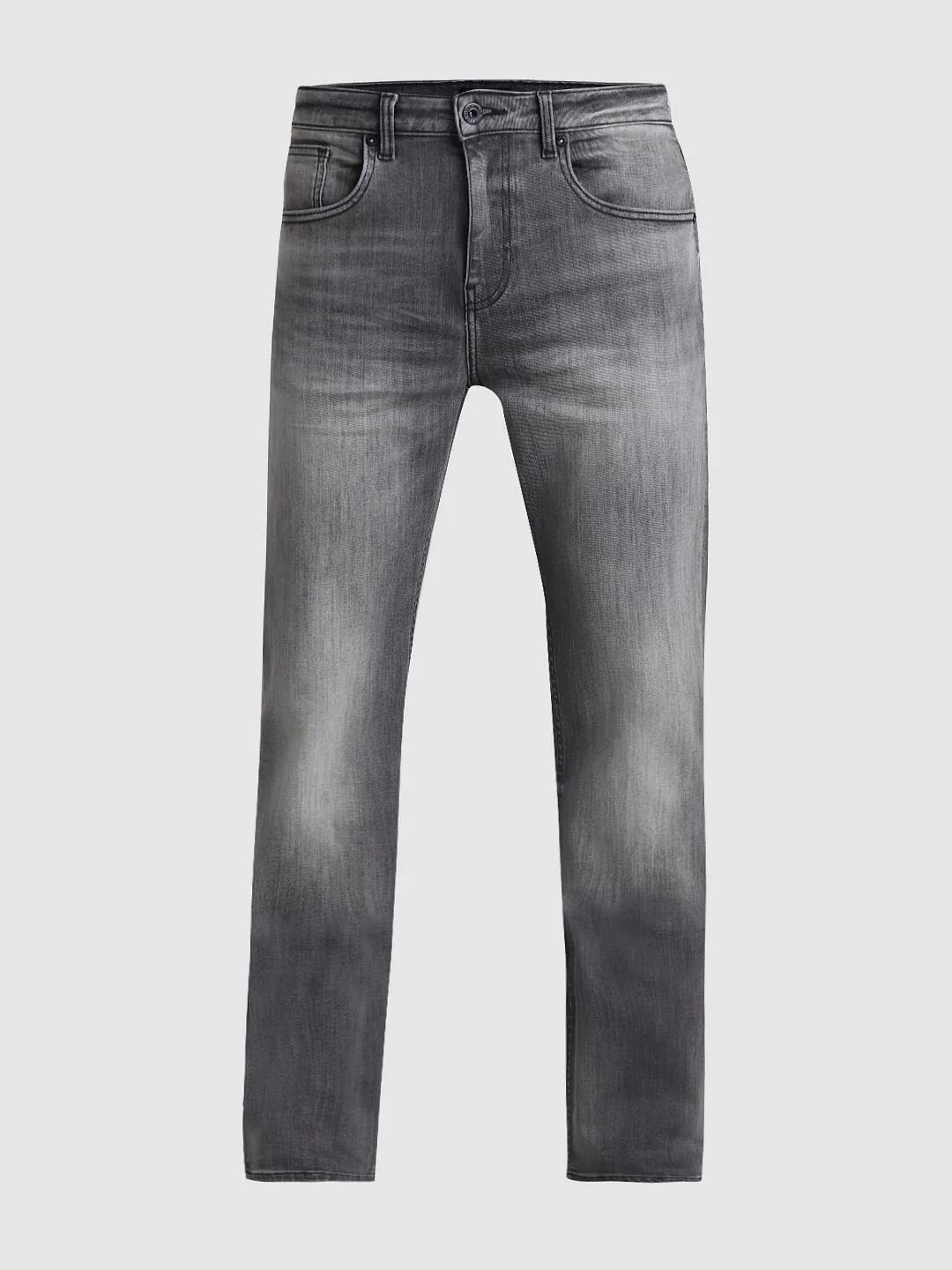 Black High Rise Washed Bootcut Jeans - Image 7
