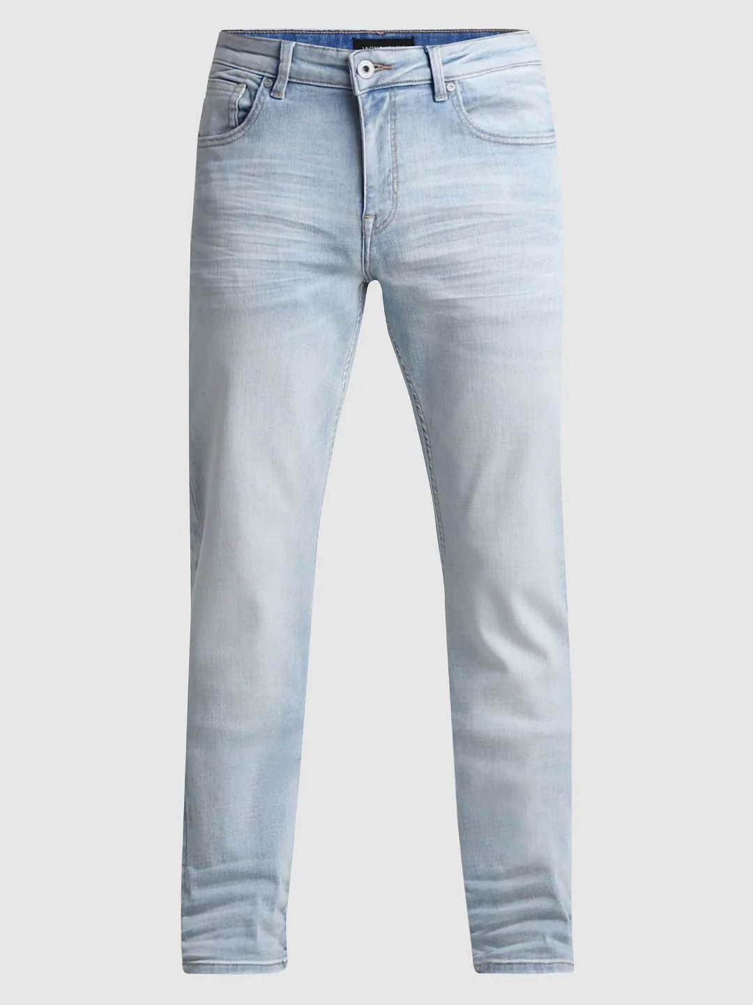 Light Blue Mid Rise Clark Regular Fit Jeans - Image 7