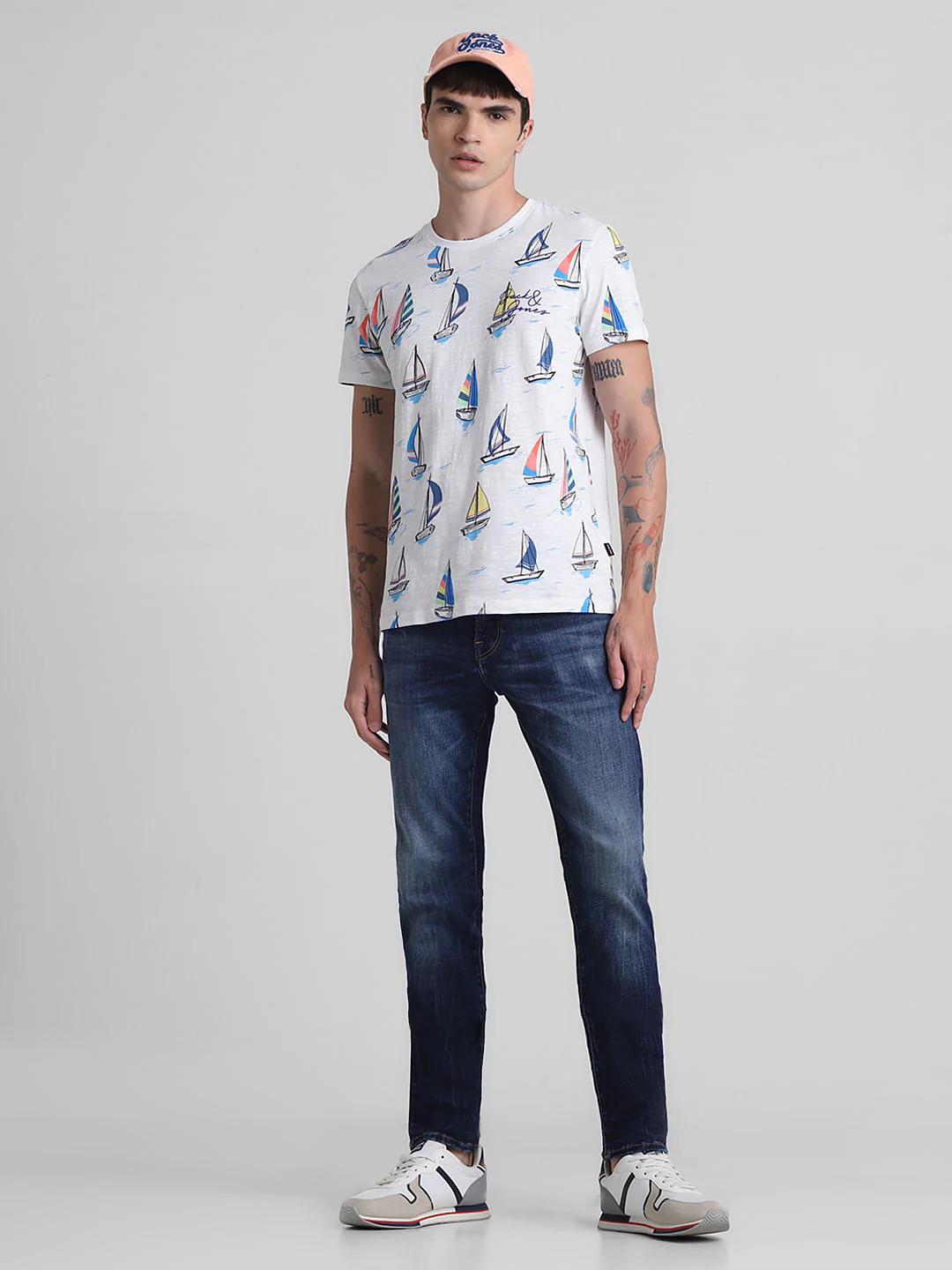 Dark Blue Low Rise Glenn Slim Fit Jeans - Image 5
