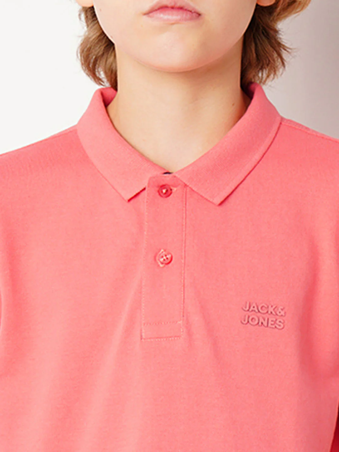 Pink Logo Print Polo T-shirt - Image 6