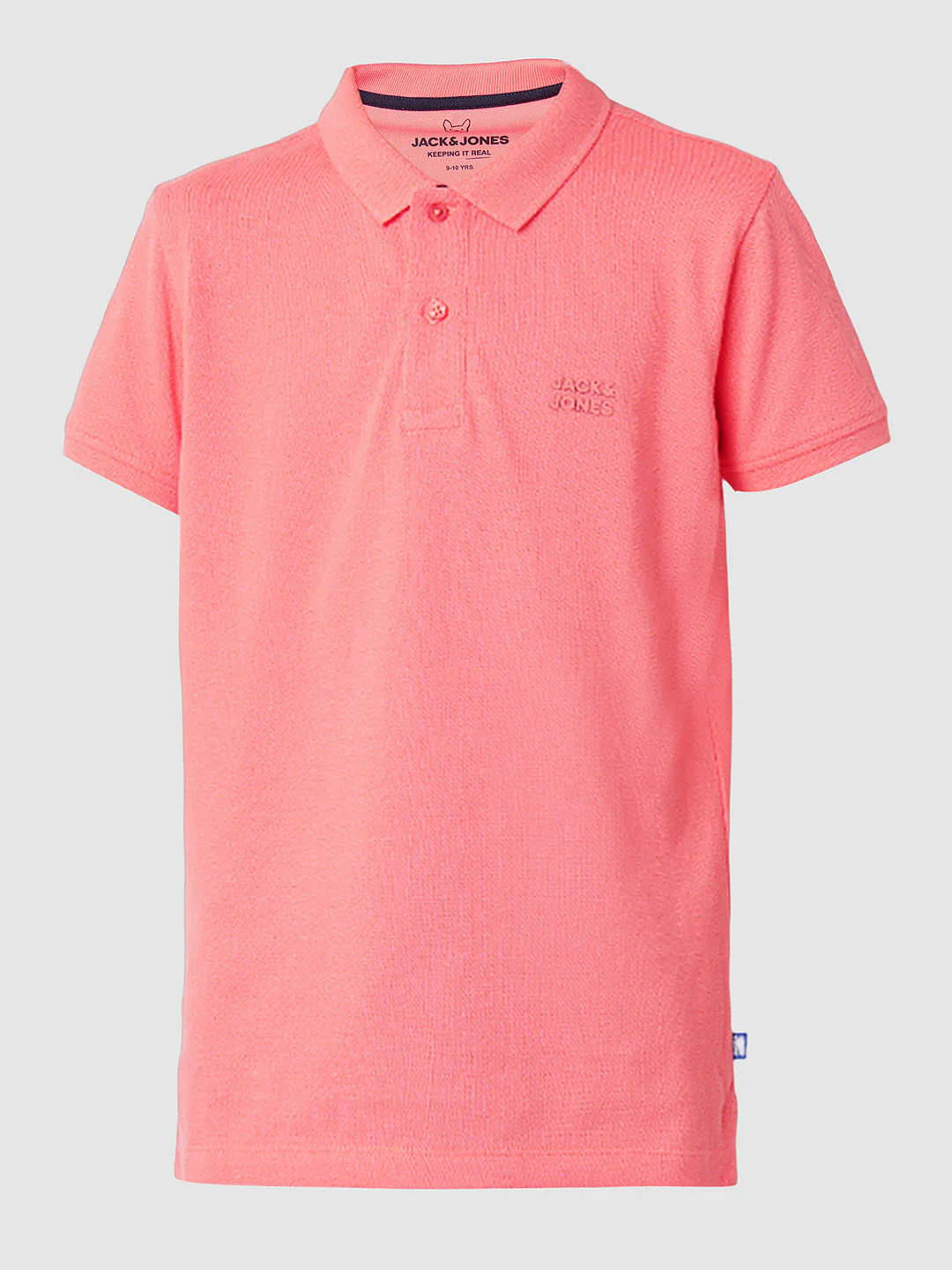 Pink Logo Print Polo T-shirt - Image 7