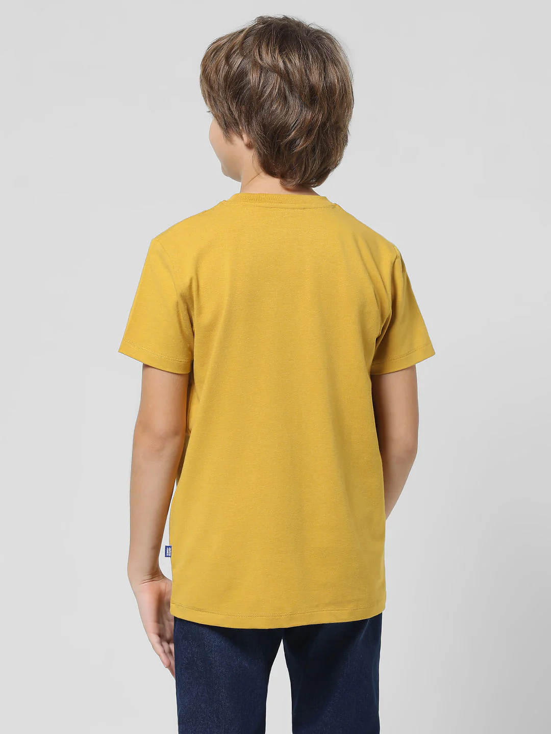 Yellow Logo Print T-shirt - Image 3