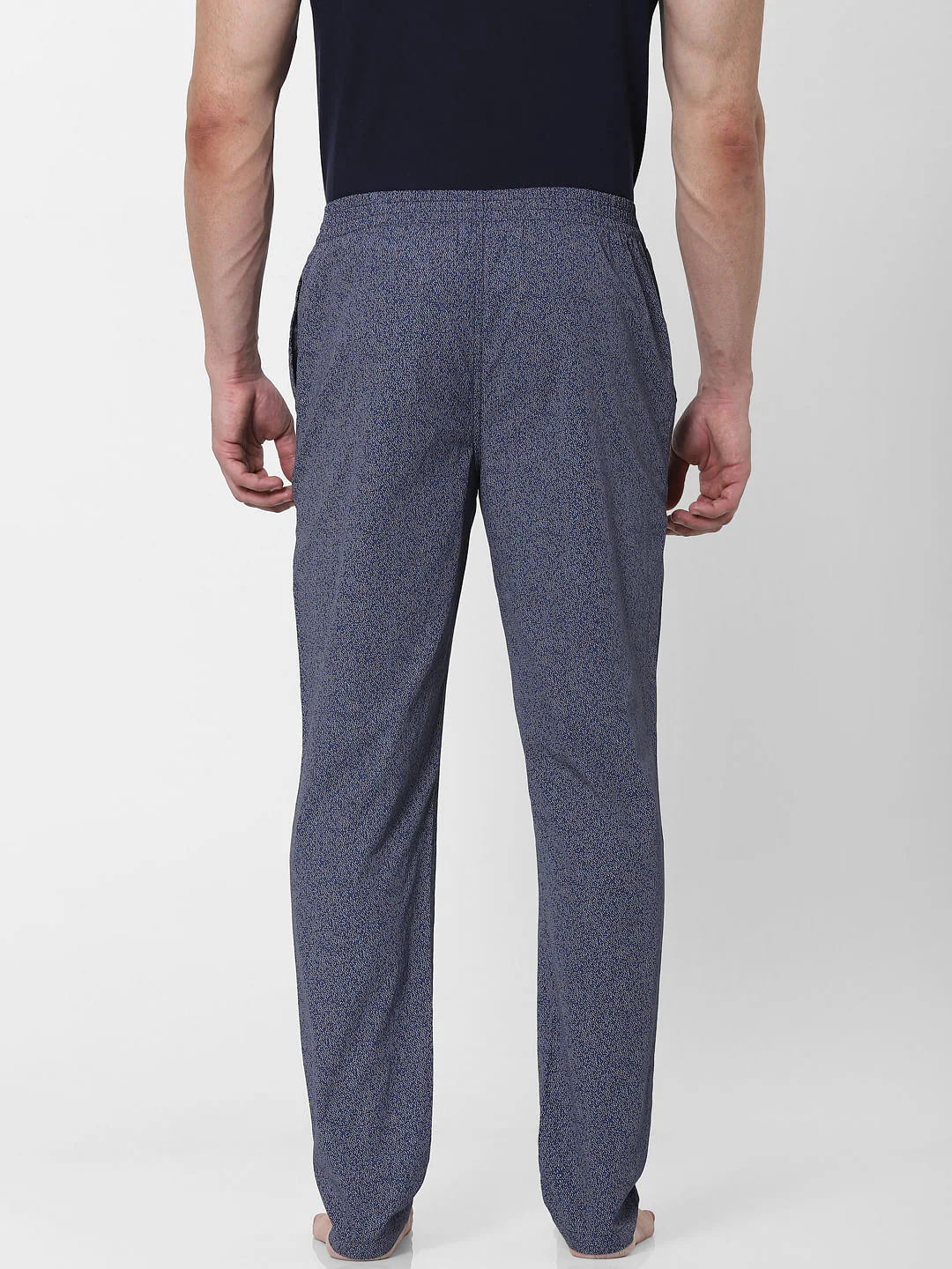 Blue Grain Print Pyjamas - Image 4