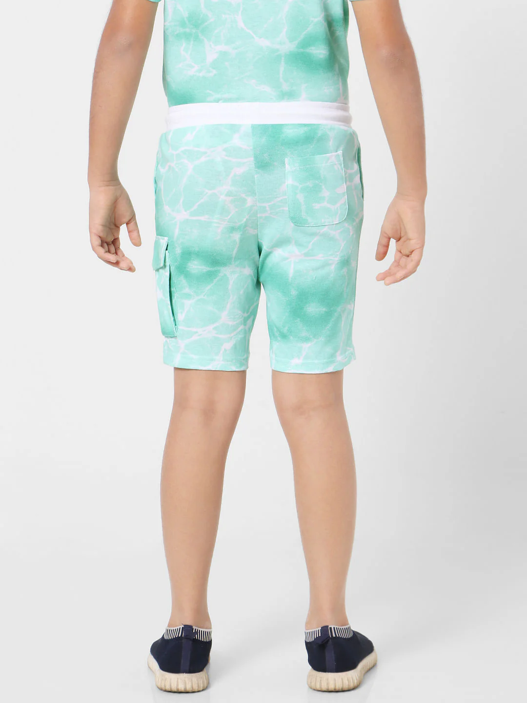 Boys Blue Co-ord Sweatshorts - Image 4