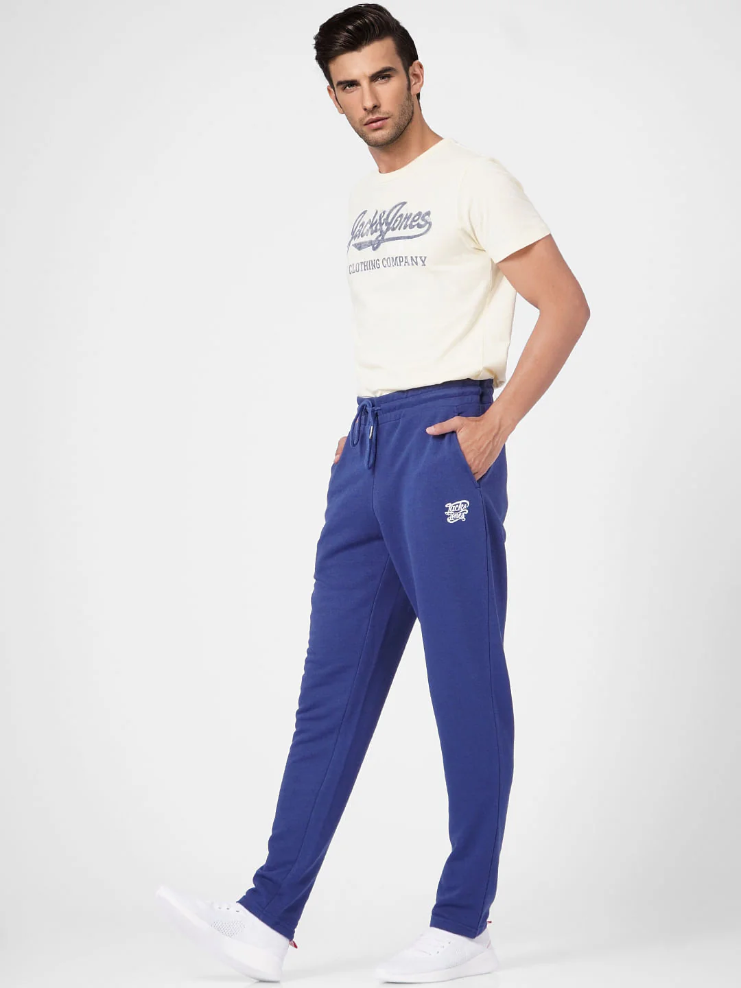 Blue High Rise Sweatpants