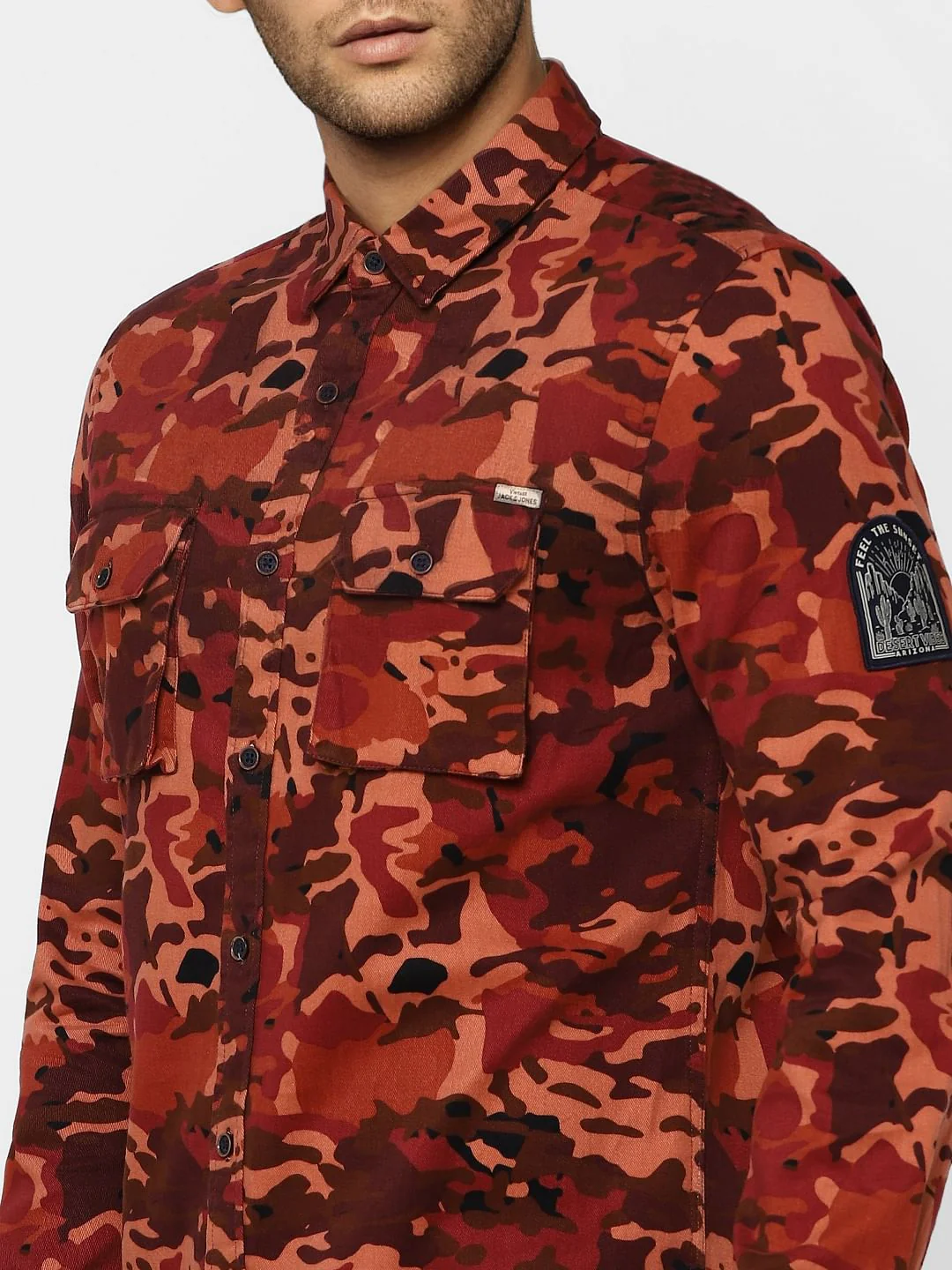 Brown Camo Full Sleeves Shirt - Image 5