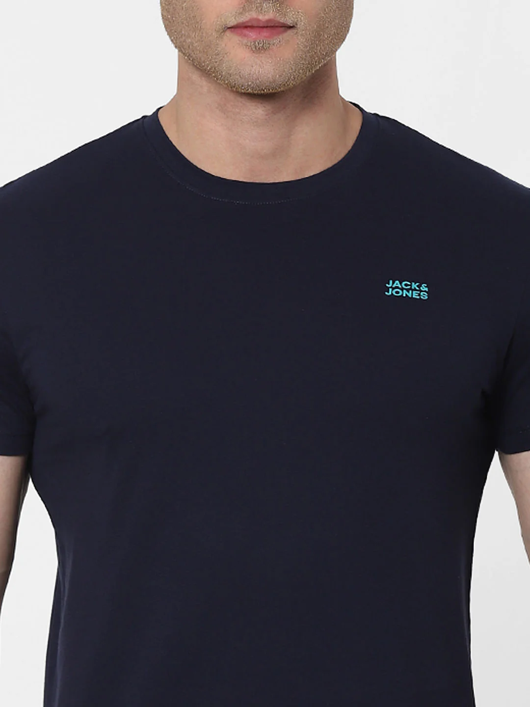 Blue Crew Neck T-shirt - Image 5