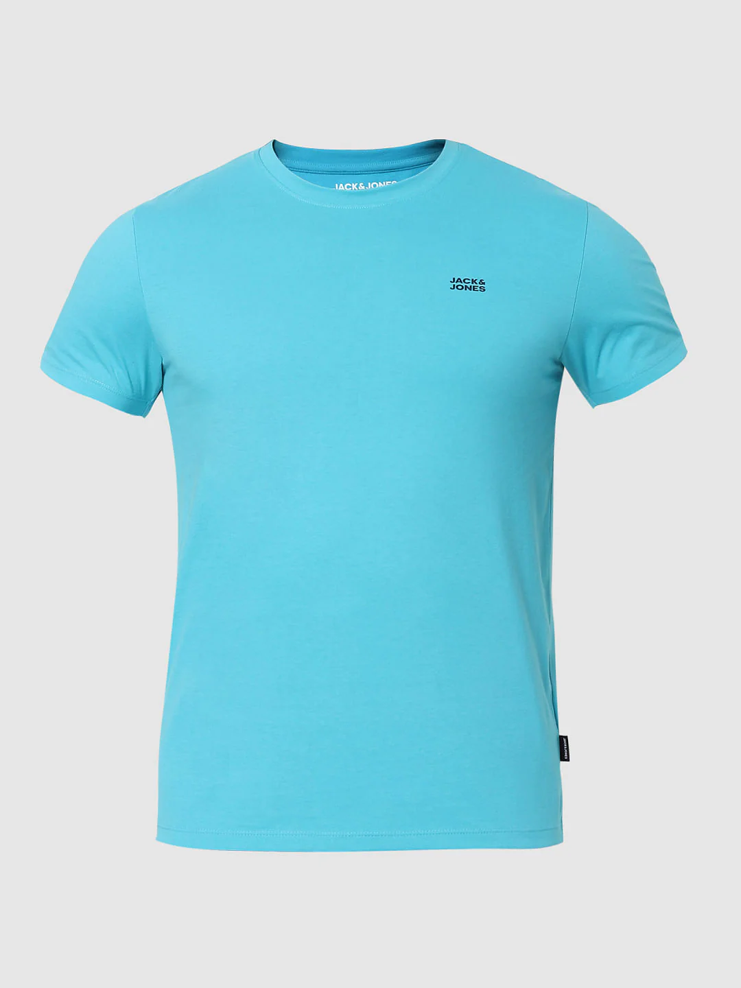 Light Blue Crew Neck T-shirt - Image 6