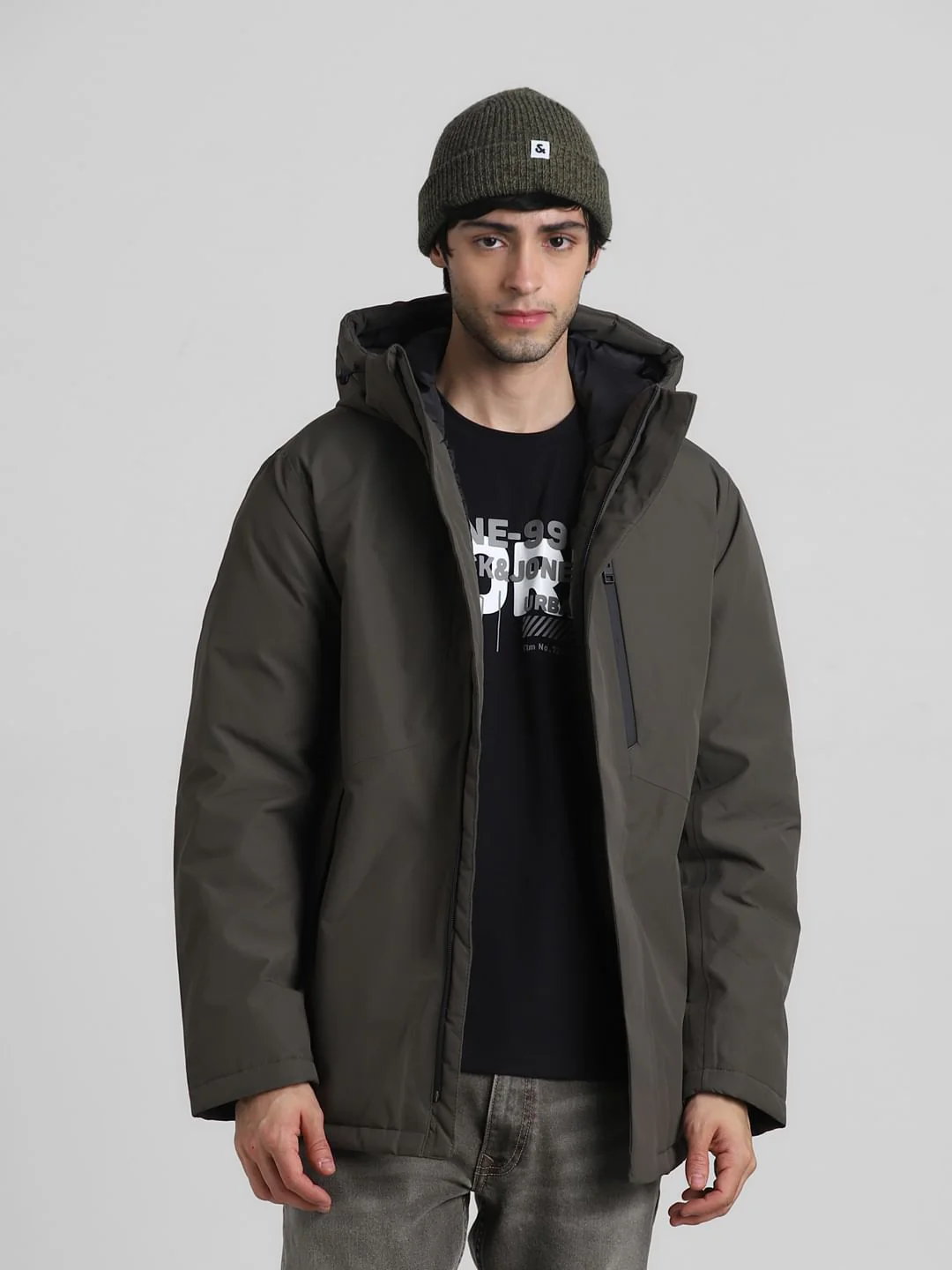 Green Hooded Jacket