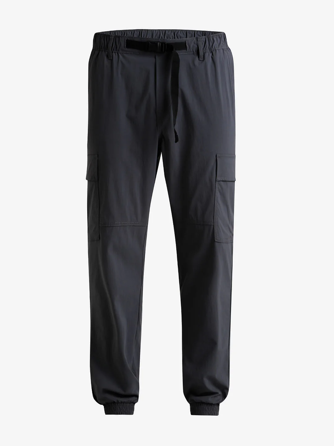 Grey Mid Rise Cargo Pants - Image 6