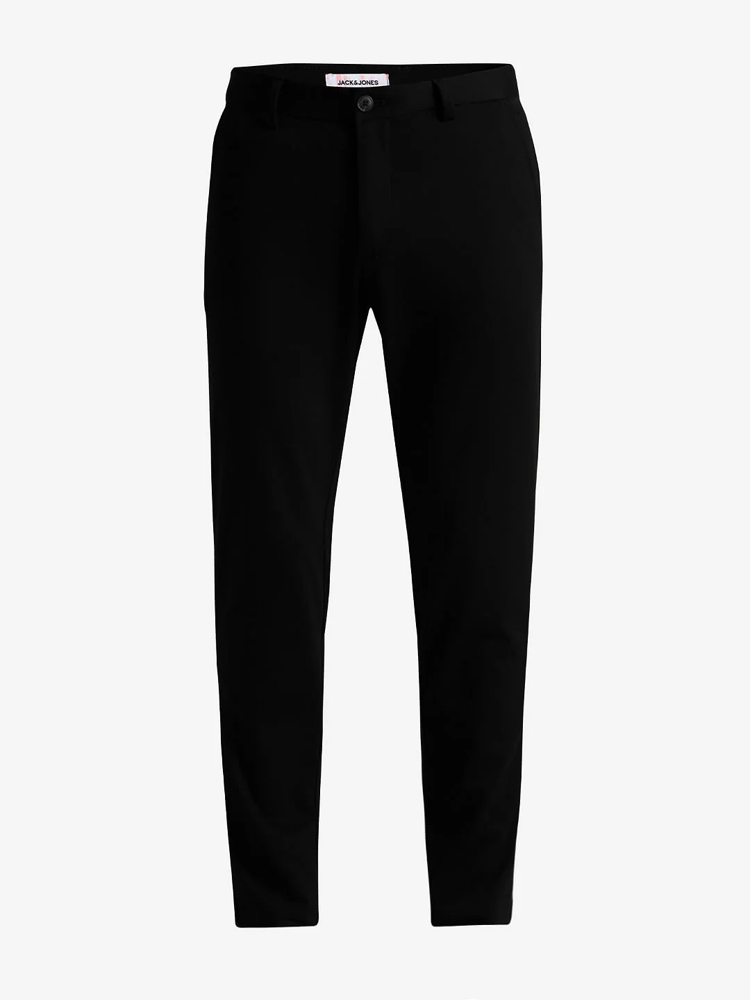 Black Mid Rise Slim Fit Chinos - Image 6
