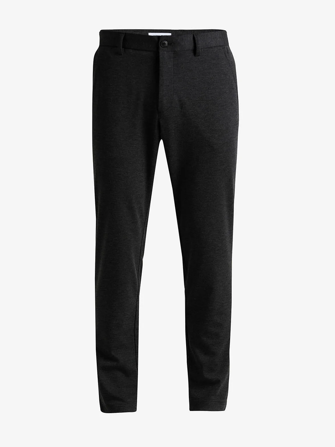 Dark Grey Mid Rise Slim Fit Chinos - Image 6