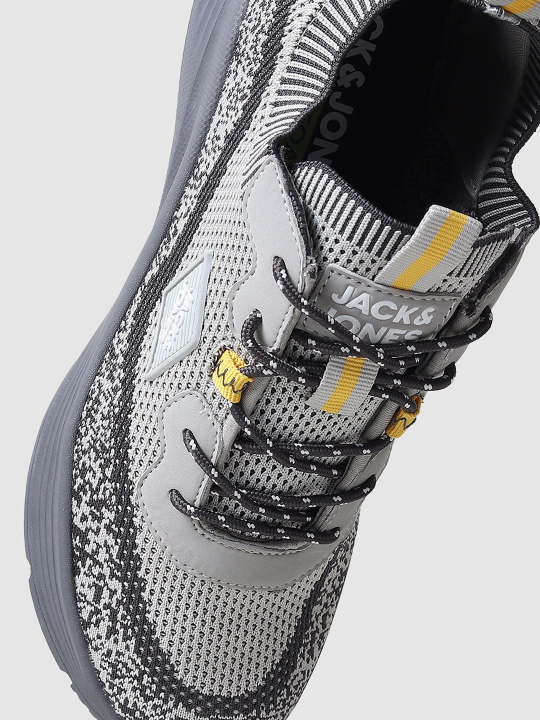 Grey Mesh Sneakers - Image 8