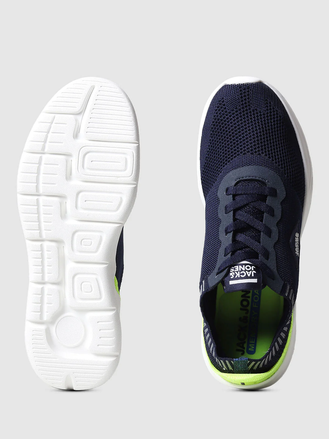 Navy Blue Mesh Sneakers - Image 7