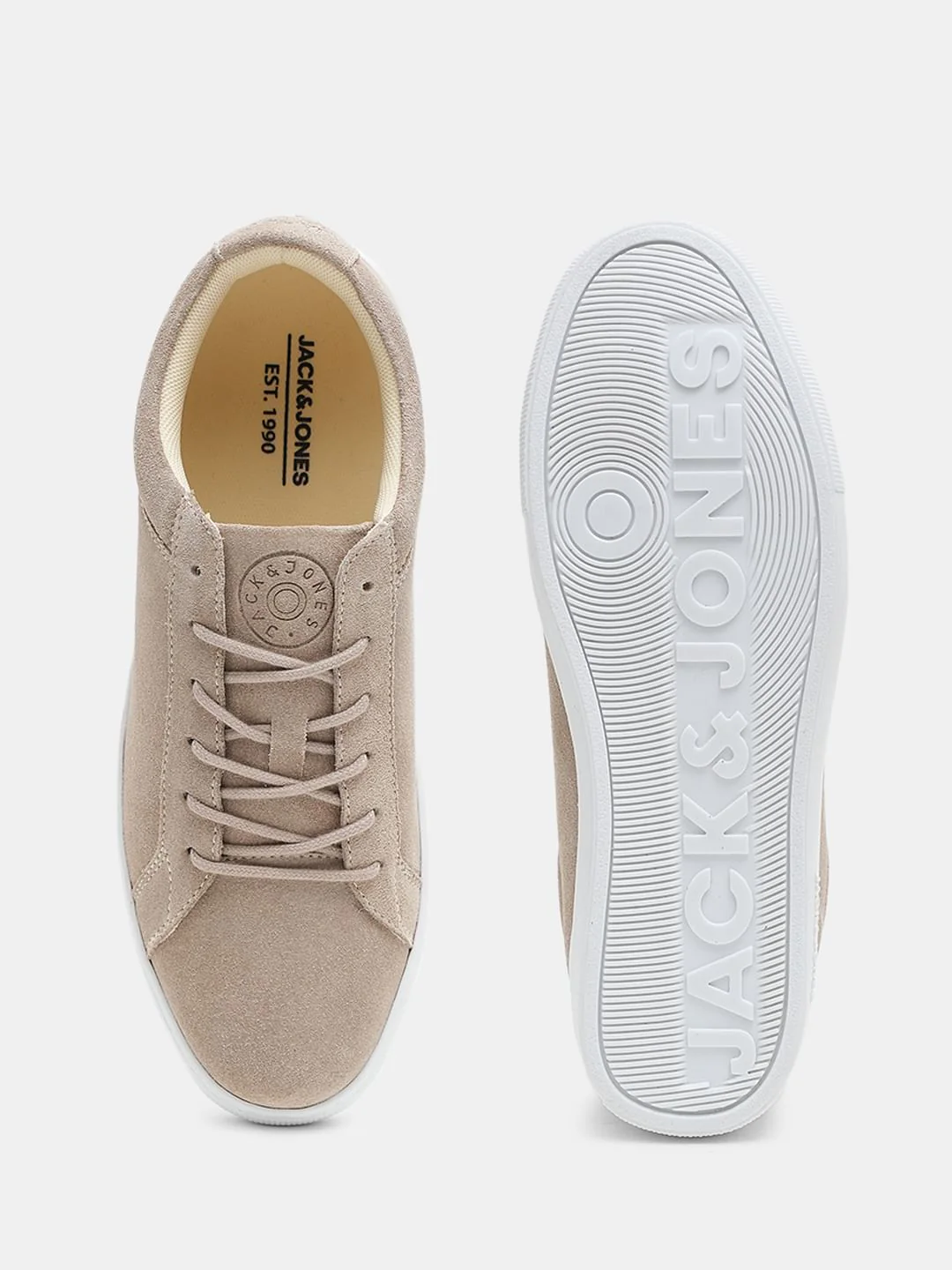 Beige Suede Sneakers - Image 5