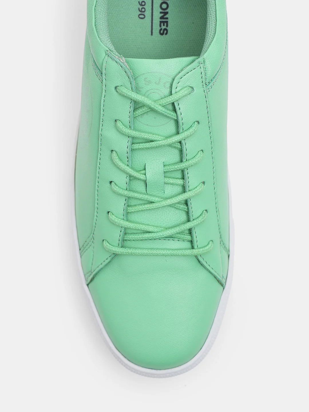 Green Leather Lace-Up Sneakers - Image 7