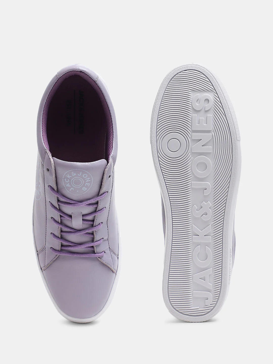PURPLE LEATHER SNEAKERS - Image 5