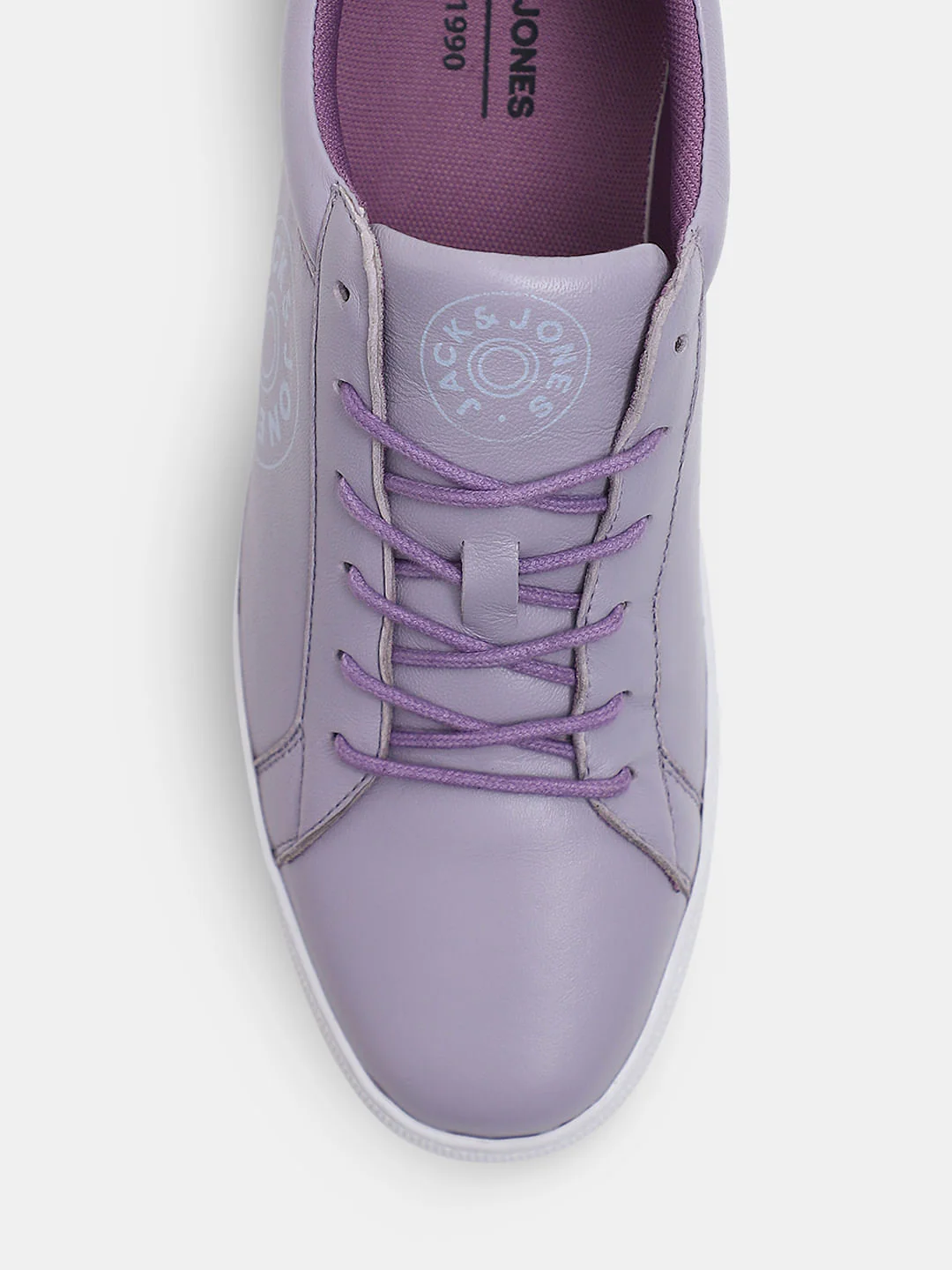 PURPLE LEATHER SNEAKERS - Image 7