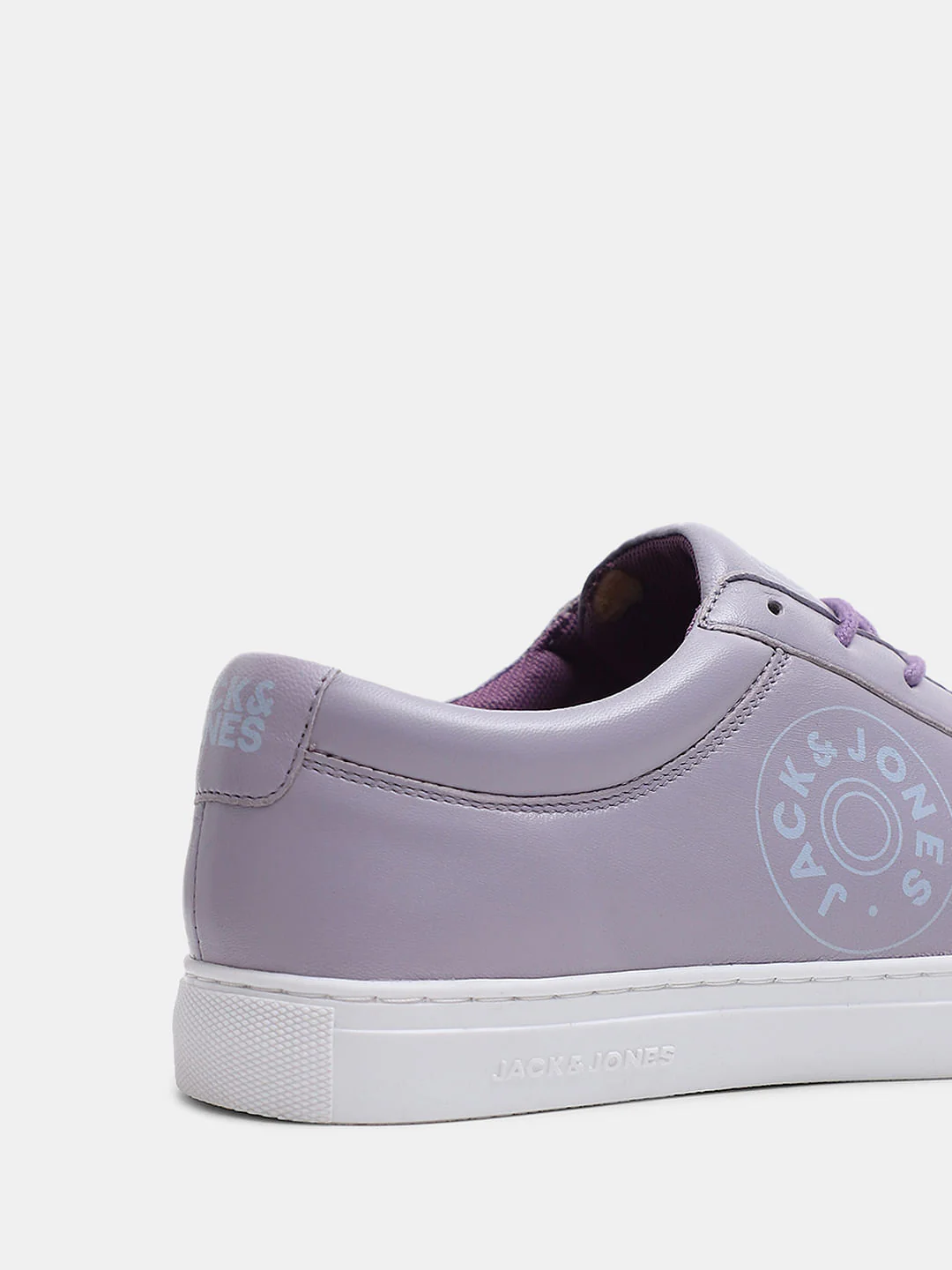 PURPLE LEATHER SNEAKERS - Image 8