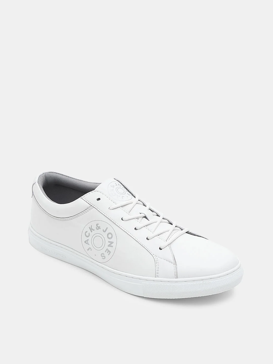 White Leather Sneakers - Image 4