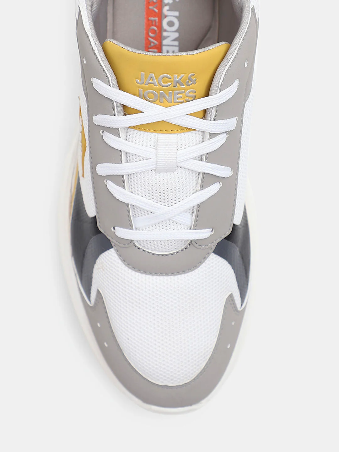 White Colourblocked Chunky Sneakers - Image 7