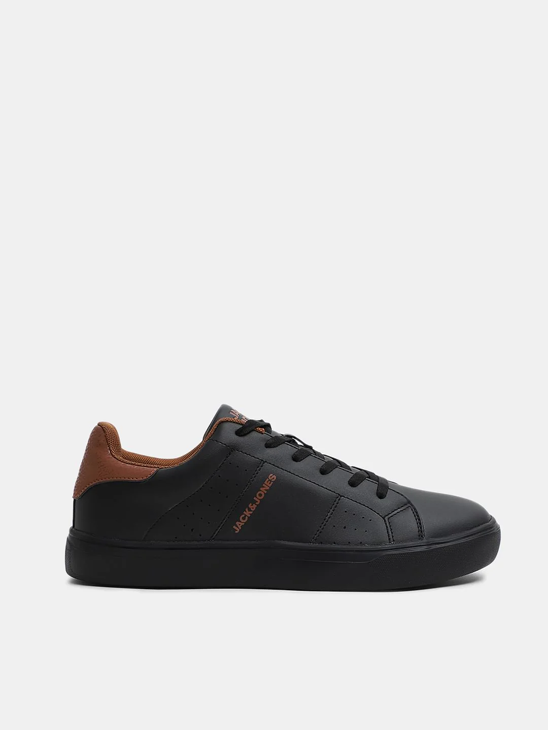 Black Lace-Up Sneakers - Image 2