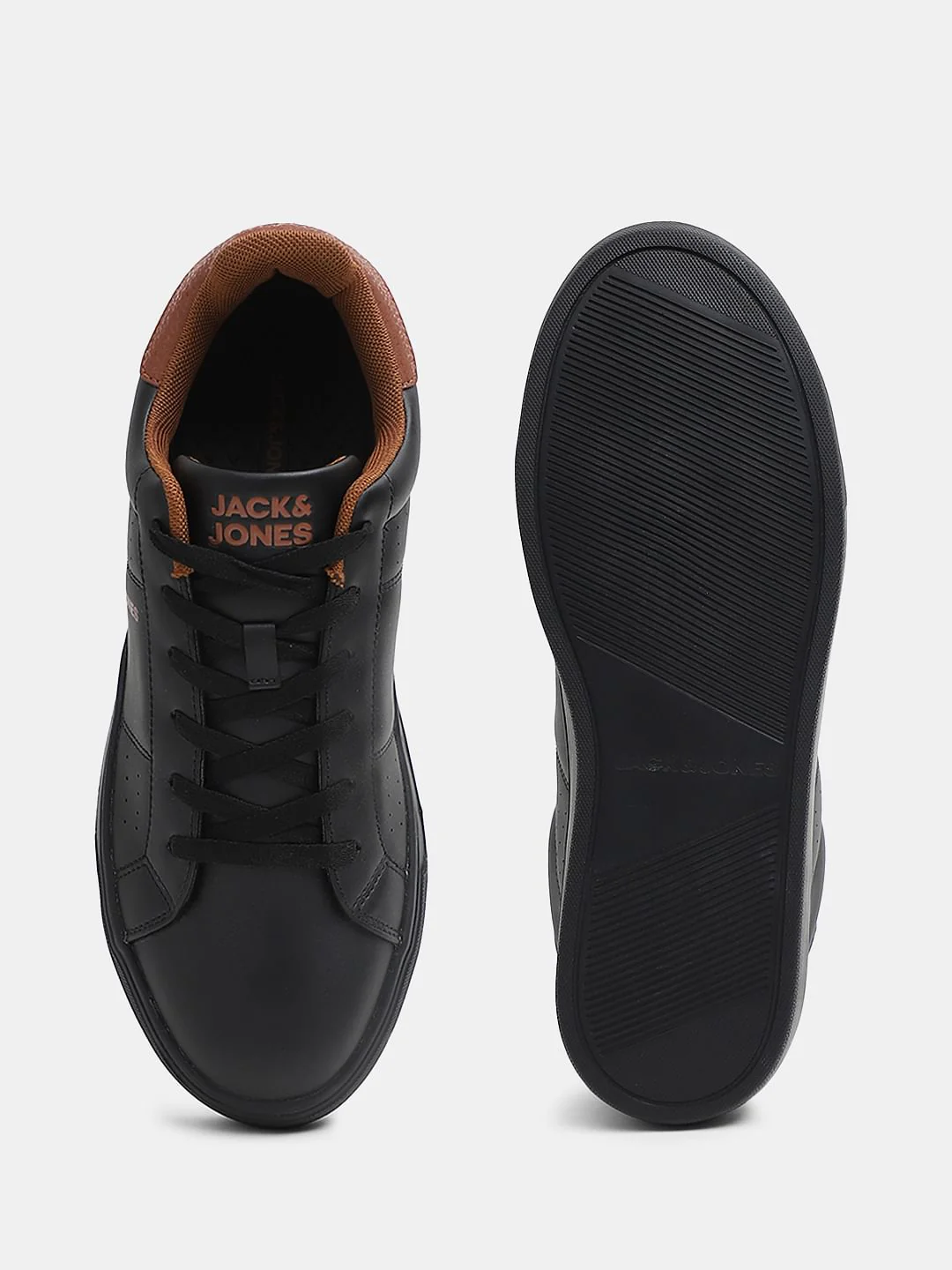 Black Lace-Up Sneakers - Image 5